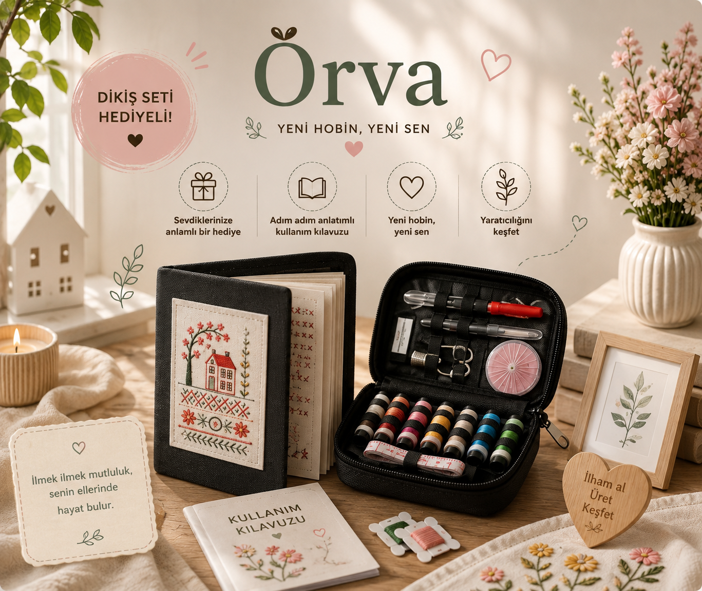 Örva:Dikiş & Nakış Kitabı